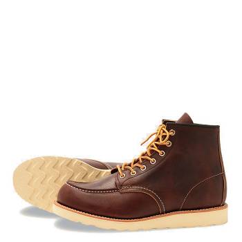 Red Wing Férfi Heritage Classic Moc 6 Inch Bakancs Gesztenyebarna